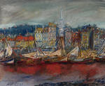 Moored boats