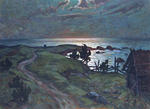 Coastal path at dusk
