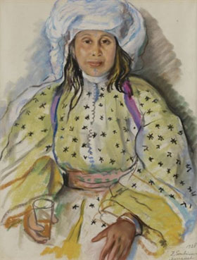 Portrait of a Moroccan woman