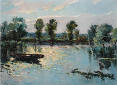 Lake landscape