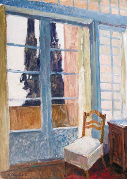 A room in an artists` house in Gurzuf