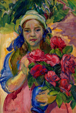 Portrait of the artist`s daughter