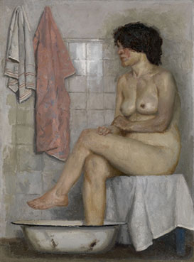 Nude in the bathroom