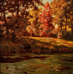 Clairière à l`automne