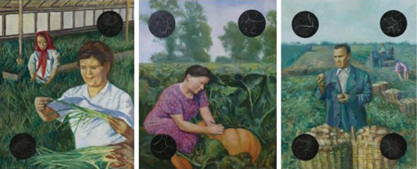 Triumph of agriculture: onion, pumpkin and potato