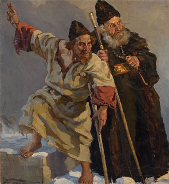 The monk and the holy fool