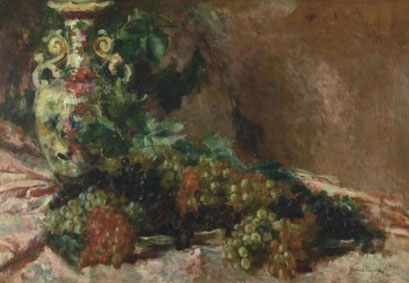 Still life with grapes