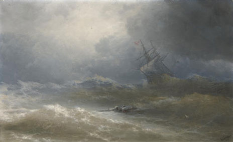 Survivors in a stormy sea