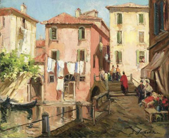 Venetian street scene