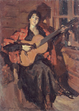 Woman with a Guitar