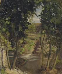 Landscape with trees