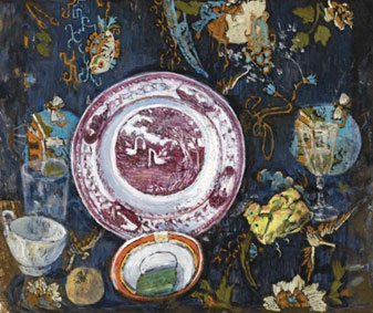 Still life with plate