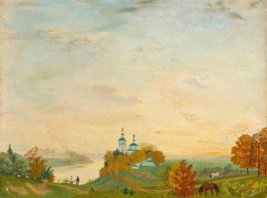 Above the river, Autumn