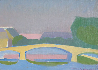 Paysage au pont 