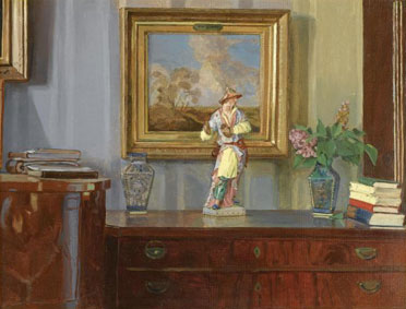 Interior with chinese figurine