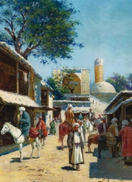 Samarkand street market