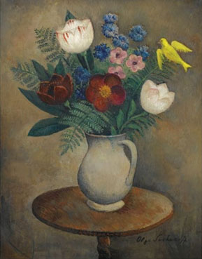 Vase of flowers