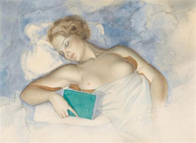 Sleeping nude