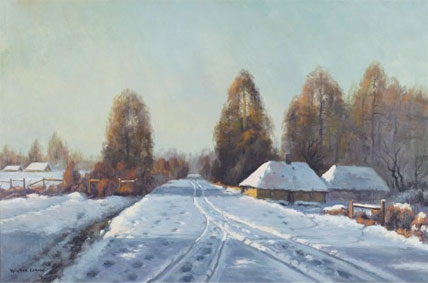 Winter in the village