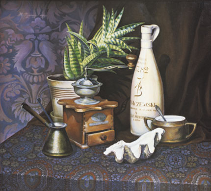 Still life with a cactus