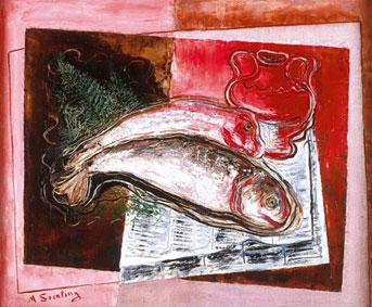 Still life with fishes