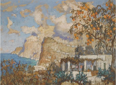 The orange tree, Capri