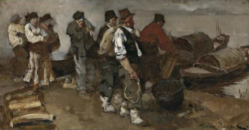 Fishermen at work