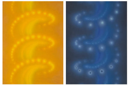 Spiral lights: a diptych