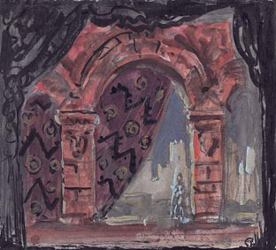 Décor de théâtre, “Roi Lear”