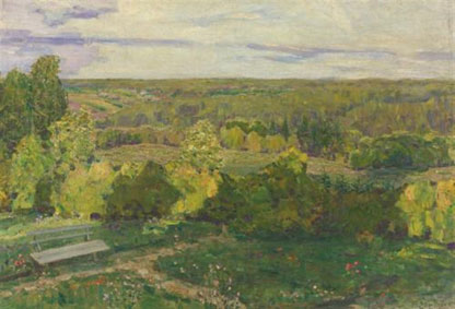 Demyanovo. View of the dacha terrace