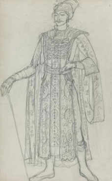 Costume design for Tsar Saltan