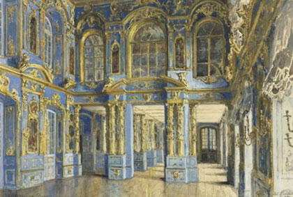 The chapel of the Catherine Palace at Tsarskoe Selo