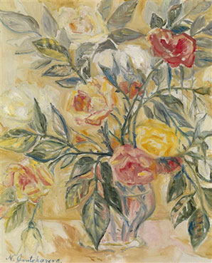 Roses in a vase