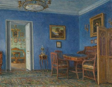 Blue interior