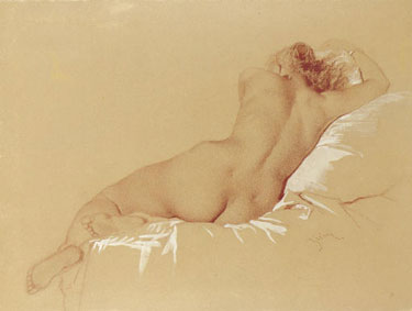 Reclining nude