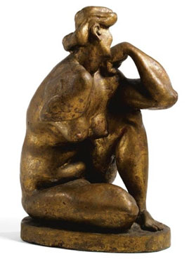 Seated nude