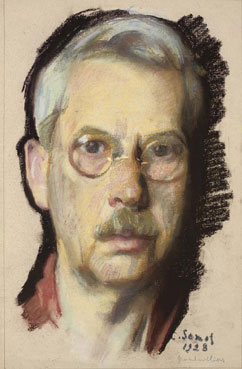 Self portrait with pince-nez