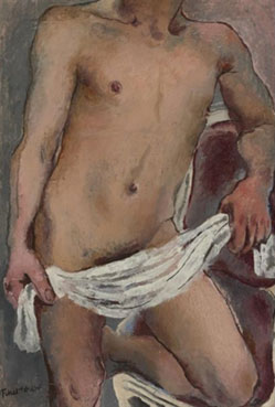 Male nude torso