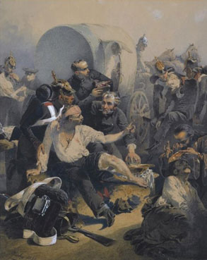 Scene from the Crimean war