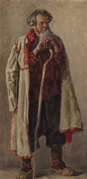 Old peasant, study for the painting 