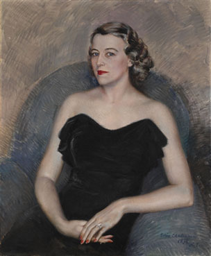 Portrait of a society lady