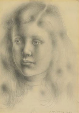 Portrait of Rosiat, aged 5