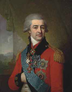 Portrait of Prince Petr Vasilievich Lopukhin