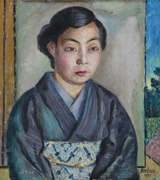 Portrait of a Japanese woman