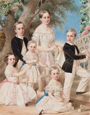 Portrait of the children of the Duke of Leuchtenberg