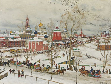 Troitse-Sergiyeva Lavra in winter