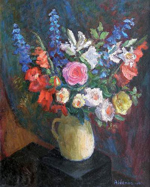 Bouquet de fleurs dans un intérieur