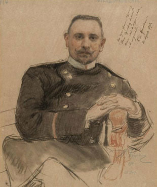 Portrait of the collector Stepan Petrovich Kratchkovsky