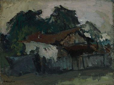 Landscape with an old house