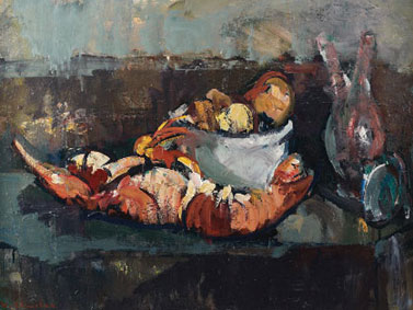 Nature-morte à la langouste